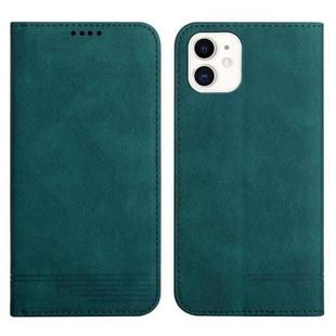 For iPhone 12 Strong Magnetic Leather Case(Green)