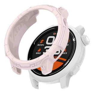 For COROS Pace 2 Armor Hollow TPU Watch Case(Light Pink)