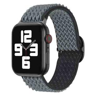 Wave Nylon Watch Band For Apple Watch Series 9&8&7 41mm / SE 3&SE 2&6&SE&5&4 40mm / 3&2&1 38mm(Grey)
