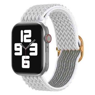 Wave Nylon Watch Band For Apple Watch Series 9&8&7 41mm / SE 3&SE 2&6&SE&5&4 40mm / 3&2&1 38mm(Sea Shell)