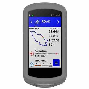 For Garmin Edge 1040 Full Back Cover Stopwatch Silicone Case(Dark Grey)