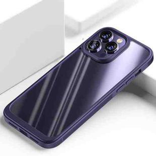 For iPhone 14 Pro Max Shockproof TPU + PC Phone Case (Purple)