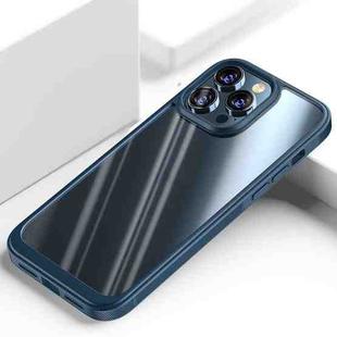 For iPhone 14 Pro Max Shockproof TPU + PC Phone Case (Navy Blue)