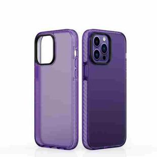 For iPhone 14 Pro Dunjia Series TPU + PC Shockproof Phone Case(Purple)