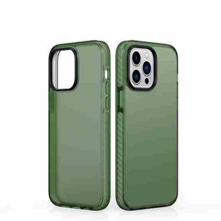 For iPhone 14 Pro Dunjia Series TPU + PC Shockproof Phone Case(Dark Green)