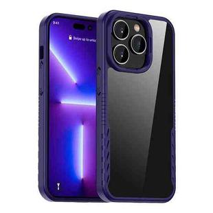 iPAKY Shockproof PC + TPU Protective Phone Case For iPhone 14 Pro Max(Purple)