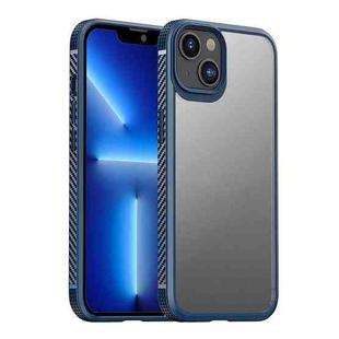 For iPhone 14 iPAKY Shockproof PC + TPU Protective Phone Case (Blue)