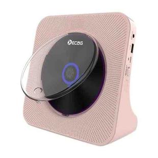 Kecag KC-806 2A Retro Bluetooth Music Disc Album CD Player, Specification:Rechargeable Version(Pink)