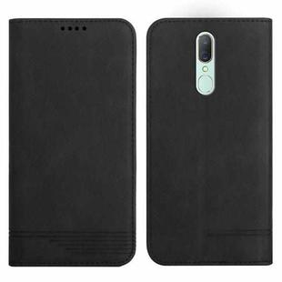 For OPPO A9 Strong Magnetic Leather Case(Black)