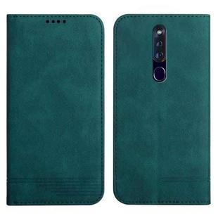 For OPPO F11 Pro Strong Magnetic Leather Case(Green)