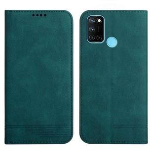 For Realme 7i Strong Magnetic Leather Case(Green)