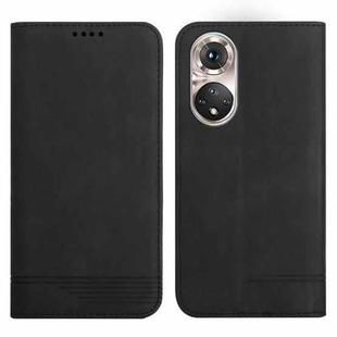 For Huawei P50 Pro Strong Magnetic Leather Case(Black)
