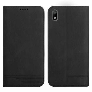 For Huawei Y5 2019 Strong Magnetic Leather Case(Black)