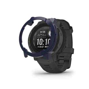 For Garmin Instinct 2 PC Frame Half-pack Watch Case(Ink Blue)