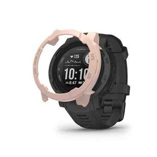 For Garmin Instinct 2 PC Frame Half-pack Watch Case(Pink)