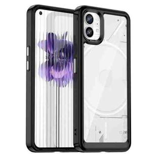 For Nothing Phone 1 Colorful Series Acrylic + TPU Phone Case(Black)
