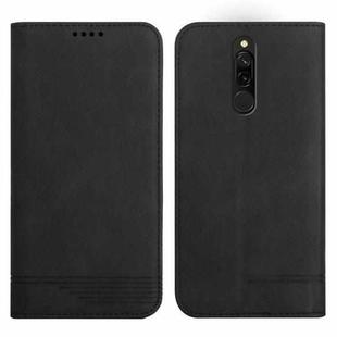 For Xiaomi Redmi 8 / 8A Strong Magnetic Leather Case(Black)
