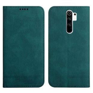 For Xiaomi Redmi 9 Strong Magnetic Leather Case(Green)