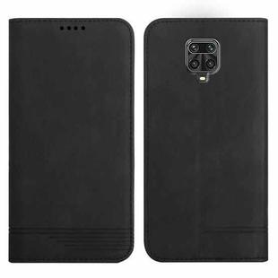 For Xiaomi Redmi Note 9 Pro Strong Magnetic Leather Case(Black)