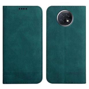 For Xiaomi Redmi Note 9T Strong Magnetic Leather Case(Green)