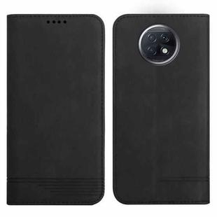 For Xiaomi Redmi Note 9T Strong Magnetic Leather Case(Black)