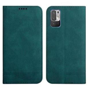 For Xiaomi Redmi Note 10 5G Strong Magnetic Leather Case(Green)