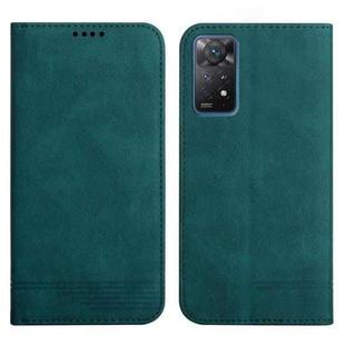 For Xiaomi Redmi Note 11 Pro Strong Magnetic Leather Case(Green)