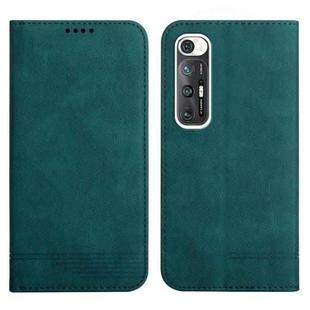 For Xiaomi Mi 10S Strong Magnetic Leather Case(Green)
