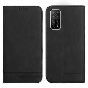 For Xiaomi Mi 10T Strong Magnetic Leather Case(Black)