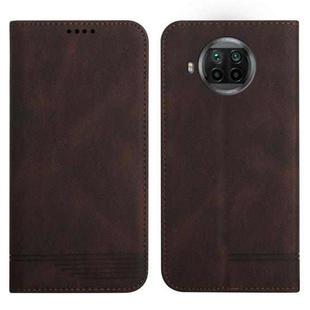 For Xiaomi Mi 10T Lite Strong Magnetic Leather Case(Brown)