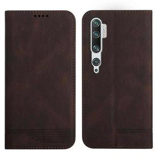 For Xiaomi Mi CC9 Pro Strong Magnetic Leather Case(Brown)