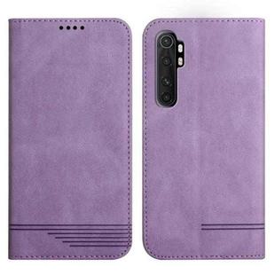 For Xiaomi Mi Note 10 Lite Strong Magnetic Leather Case(Purple)