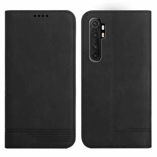 For Xiaomi Mi Note 10 Lite Strong Magnetic Leather Case(Black)