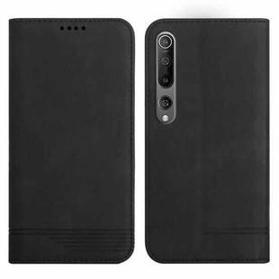 For Xiaomi Mi 10 / 10 Pro Strong Magnetic Leather Case(Black)