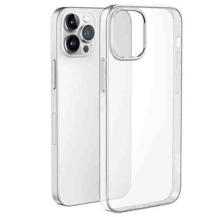 For iPhone 14 Pro hoco Light Series Soft TPU Phone Case(Transparent)
