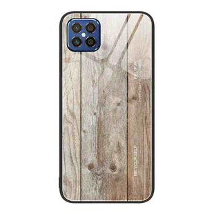 For Huawei nova 8 SE Wood Grain Glass Protective Case(Grey)