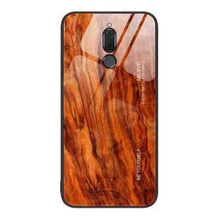 For Huawei Maimang 6 Wood Grain Glass Protective Case(Light Brown)