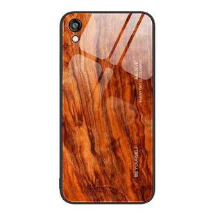 For Honor Play 3e Wood Grain Glass Protective Case(Light Brown)