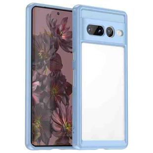 For Google Pixel 7 Pro 5G Colorful Series Acrylic + TPU Phone Case(Blue)