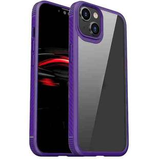 For iPhone 14 iPAKY Shockproof PC + TPU Protective Phone Case (Purple)