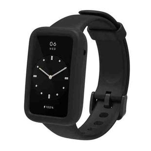 For Xiaomi Mi Band 7 Pro Silicone Adjustable Elastic Watch Band(Black)