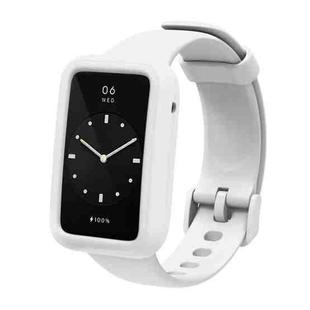 For Xiaomi Mi Band 7 Pro Silicone Adjustable Elastic Watch Band(White)