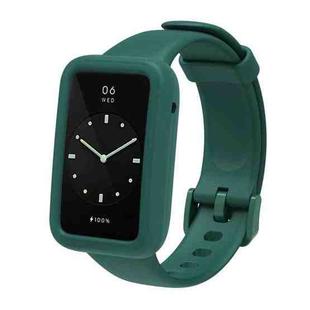 For Xiaomi Mi Band 7 Pro Silicone Adjustable Elastic Watch Band(Dark Green)