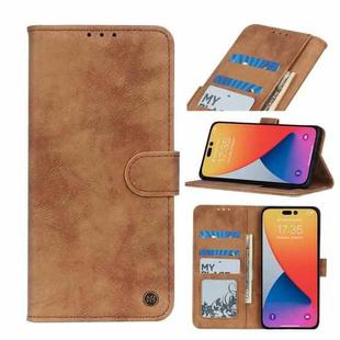 For iPhone 14 Pro Antelope Texture Leather Case(Brown)