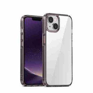 For iPhone 14 Plus iPAKY Aurora Series Shockproof PC + TPU Protective Phone Case (Transparent Black)