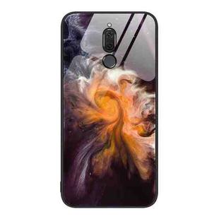 For Huawei Maimang 6 Marble Pattern Glass Protective Phone Case(Typhoon)