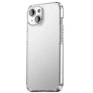 For iPhone 14 wlons Ice-Crystal Matte Four-corner Airbag Case (Transparent)