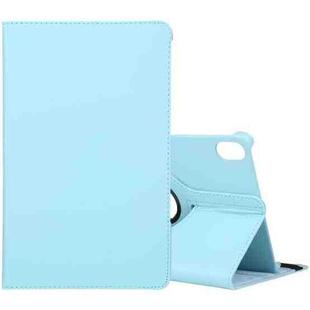 For Honor Pad 8 360 Degree Rotation Litchi Texture Flip Leather Tablet Case(Sky Blue)