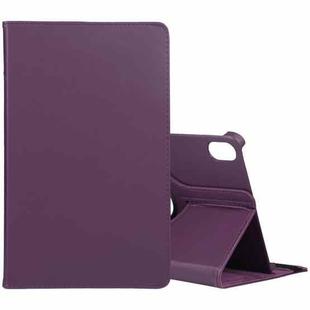For Honor Pad 8 360 Degree Rotation Litchi Texture Flip Leather Tablet Case(Purple)
