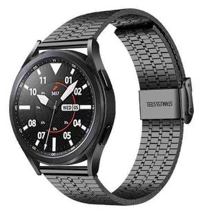 20mmFor Samsung Smart Watch Universal Seven-bead Stainless Steel Watch Band(Grey)